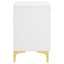 Karena - 2 Drawer Rectangular Nightstand - White
