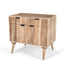 Stylish Style 2 Drawer 2 Door Cabinet, Mango Wood - Natural