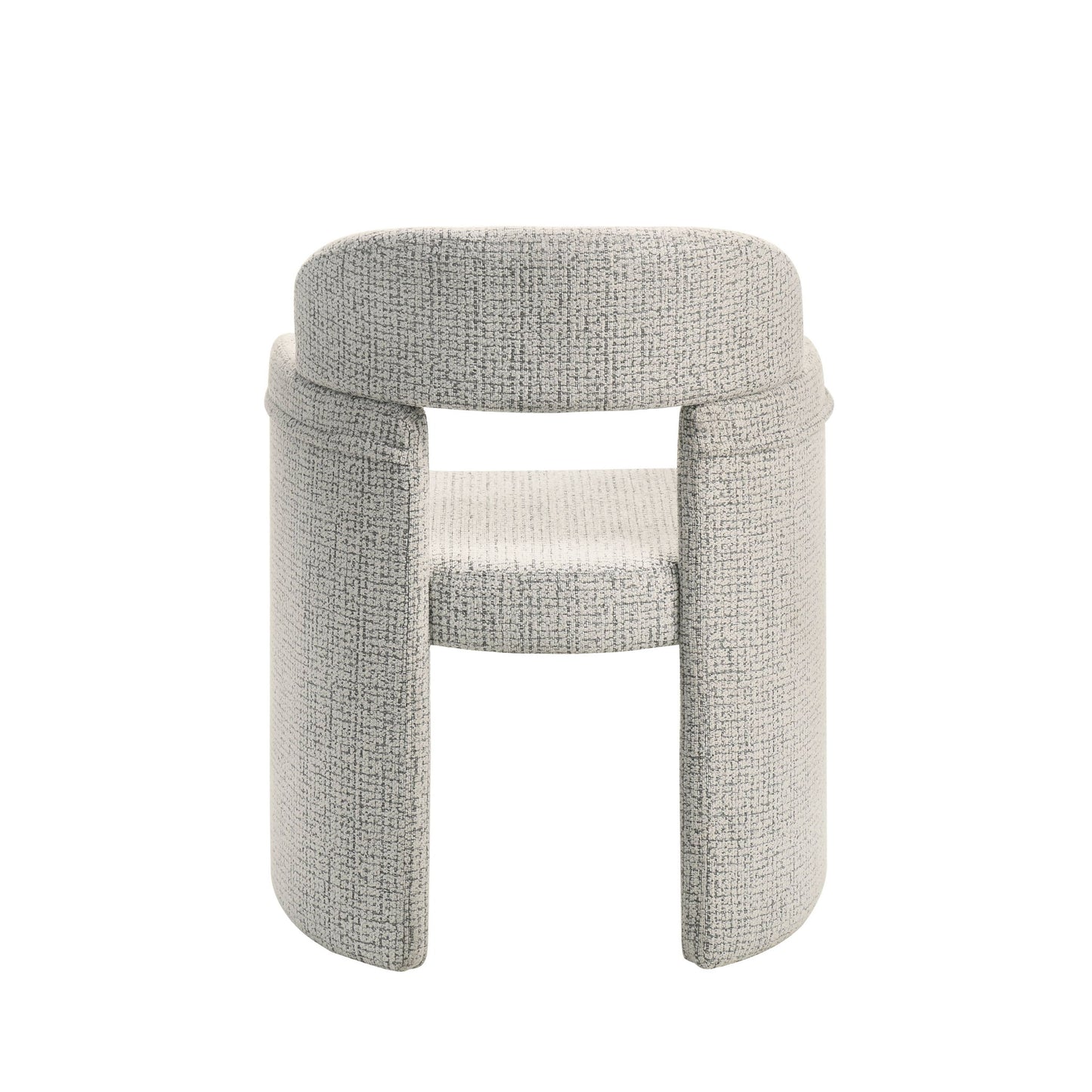 Kyree - Arm Chair (Set of 2) - Ivory / Gray