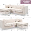 Delray - Micro Suede Sofa Chaise