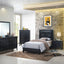 Padded Headboard Bed