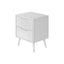 Modern Accent Table With Storage Drawers