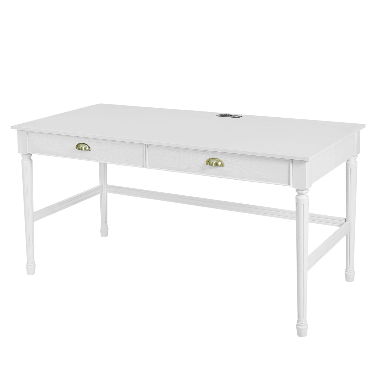 Modern Writing Desk With Drawers For Home Office