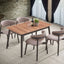 Lanae - 5 Piece Dining Room Set - Natural / Black