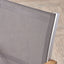 Poetic - Outdoor Dining Chair With Faux Wood Arms And Aluminum Frame (Set of 2) - Gray