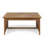 Acacia Wood Rectangular Patio Coffee Table For Outside