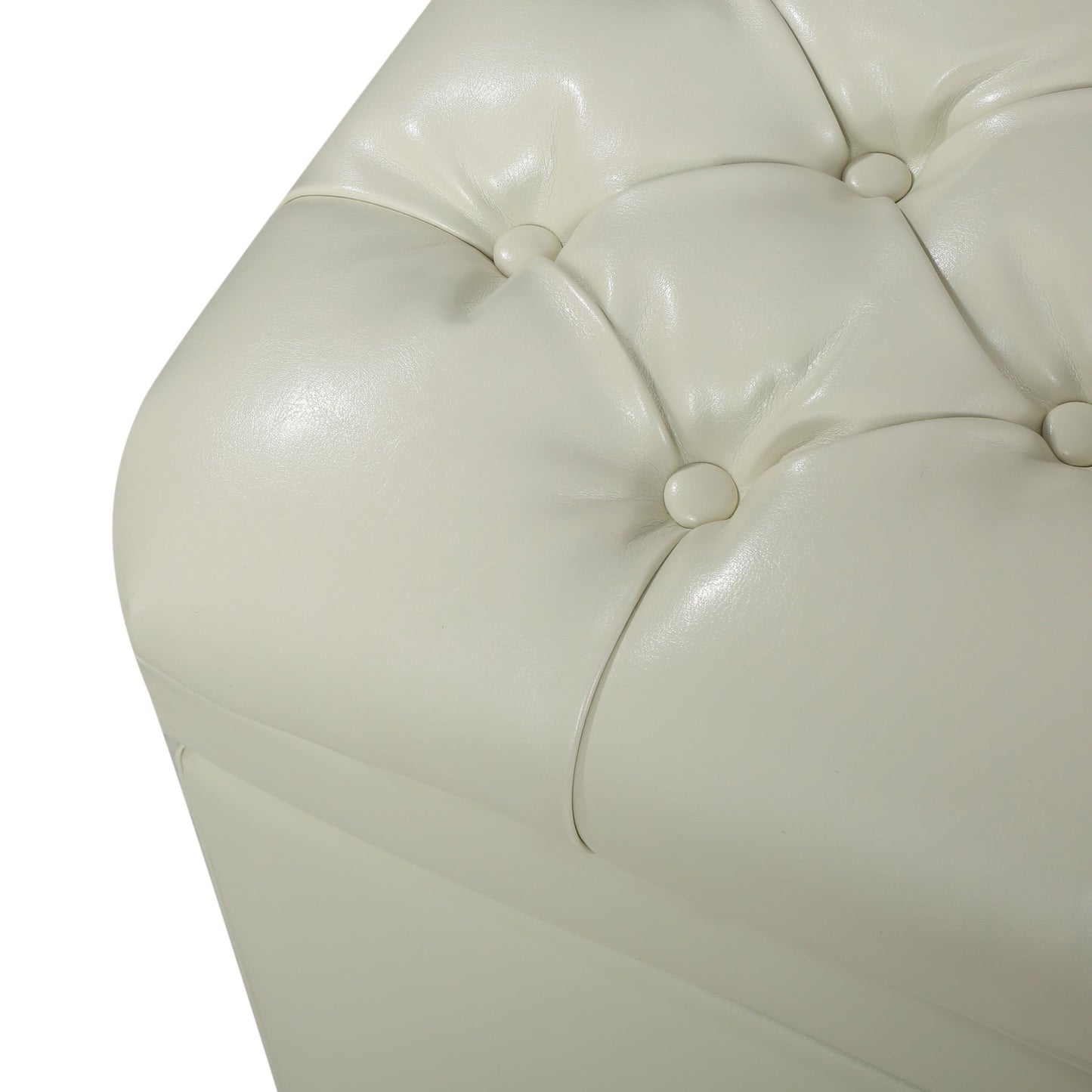 Juliana - Storage Ottoman With Birch Legs