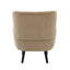Armchair With Round Arm - Brown