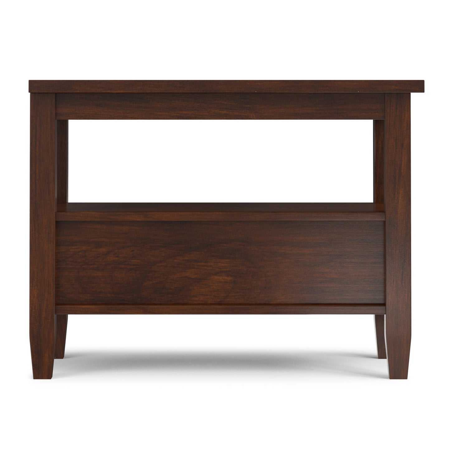 Warm Shaker - Narrow Side Table - Brown