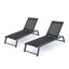 Myers - Modern Chaise Lounge Set With Adjustable Back