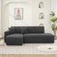 Jessica - Lamb Wool Sectional Sofa With Chaise