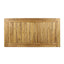 Outdoor Acacia Wood Dining Table, Sandblast Finish