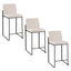 Fuji - Contemporary Modern Elegance, High Back Counter Stool