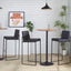 Fuji - Contemporary High Back Barstool Elegant Design