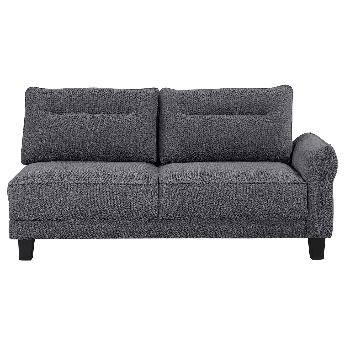 Verona - Loose Back Sectional Sofa - Gray