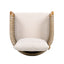 Outdoor Dining Chairs With Mix Rope Handles (Set of 2)