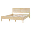 Classic Platform Bed Frame With Panel Headboard
