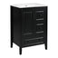Retro Bathroom Vanity With Sink, Soft Closing Cabinet & Drawers