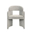 Kyree - Arm Chair (Set of 2) - Ivory / Gray
