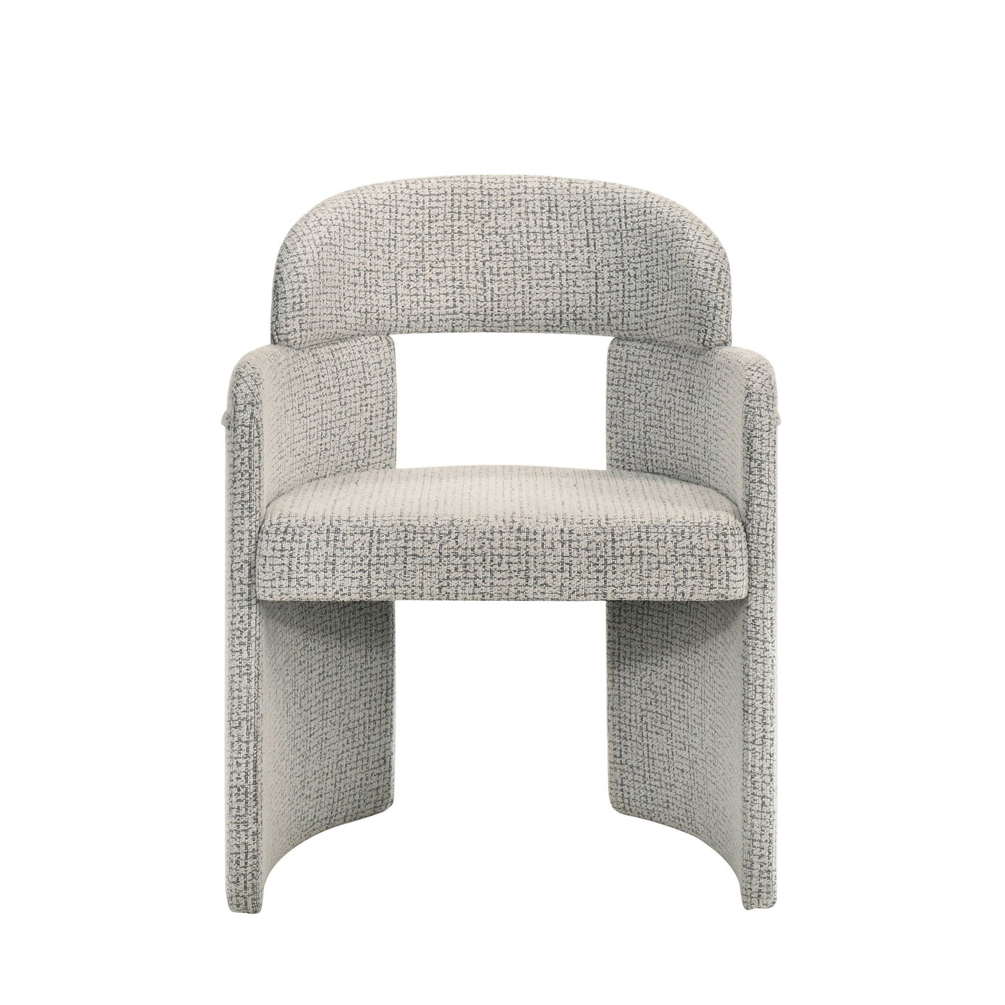 Kyree - Arm Chair (Set of 2) - Ivory / Gray