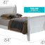Panel Sleigh Bed