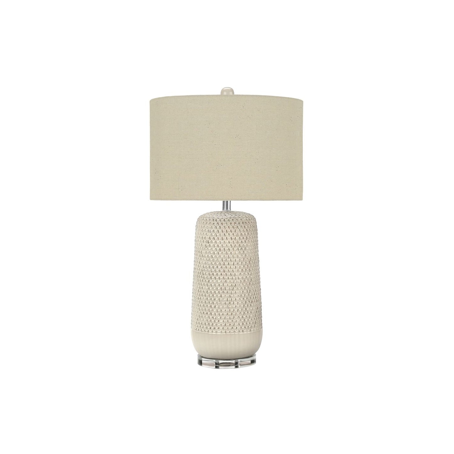 Contemporary Lighting, Table Lamp, Ceramic, Resin - Cream