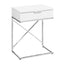 Accent Side Table, Storage Drawer, Spacious Tabletop, Contemporary & Modern