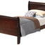 Louis Phillipe - Panel Sleigh Bed