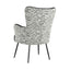 Accent Chair With Unique Print Fabric