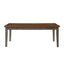 2 Tone 6 Drawer Dining Table - Gray