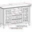 Bedford - Handcrafted Tall TV Media Stand