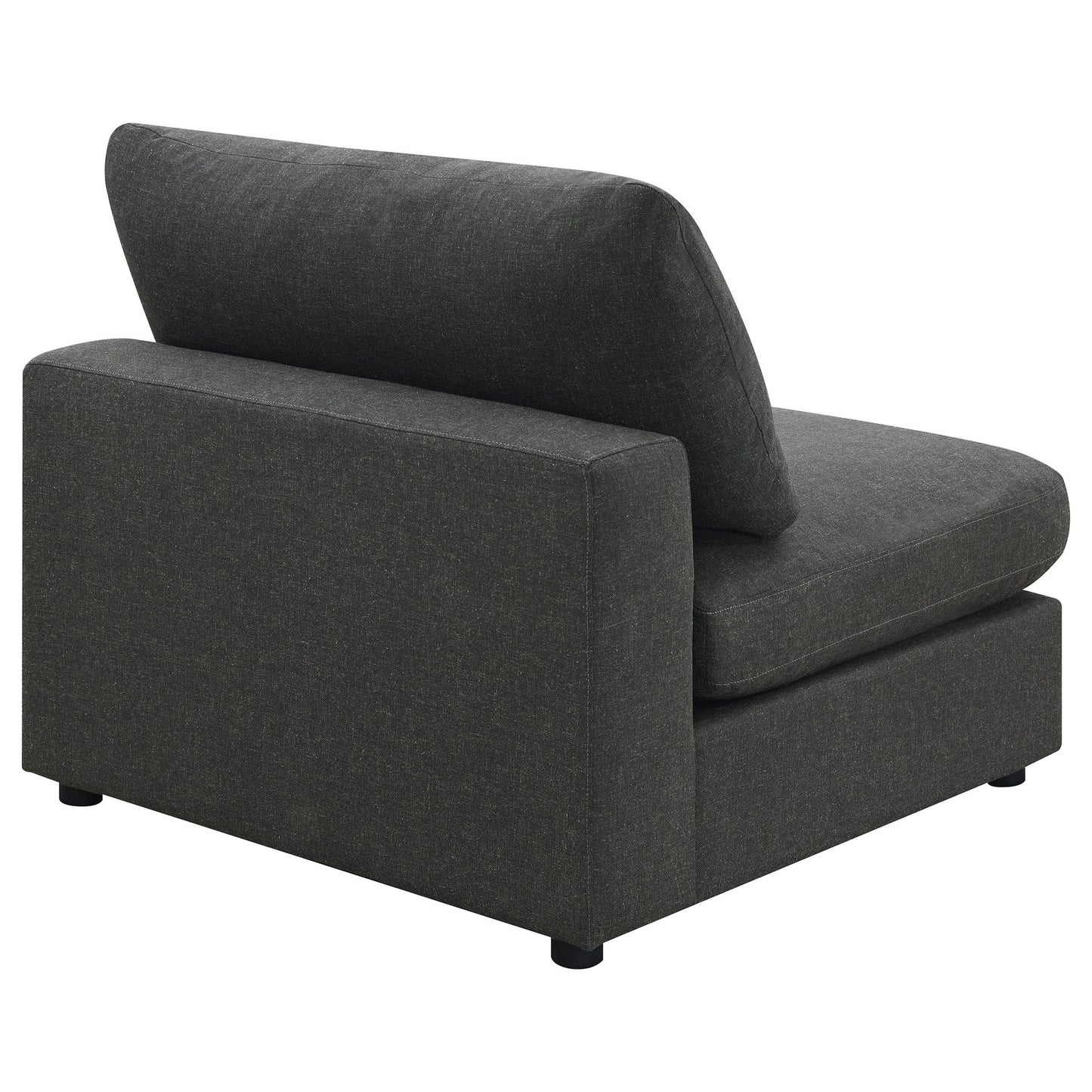 Duncan- Armless Chair With Removable Cushions