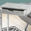 Accent Table, C - Shaped Contemporary Elegant Desig