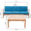 Perla - 3 Seater Sofa And Table Set