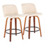 Toriano - Mid Century Modern, Counter Stool (Set of 2)