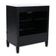Vintage Style 30" Bathroom Vanity With Sink, Multi Functional Storage, Soft Closing Door - Black