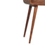 Mini Dressing Table With Foldable Mirror - Caramel