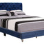 Elegant Transitional Upholstered Bed