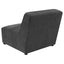 Ortega - Upholstered Armless Chair - Charcoal