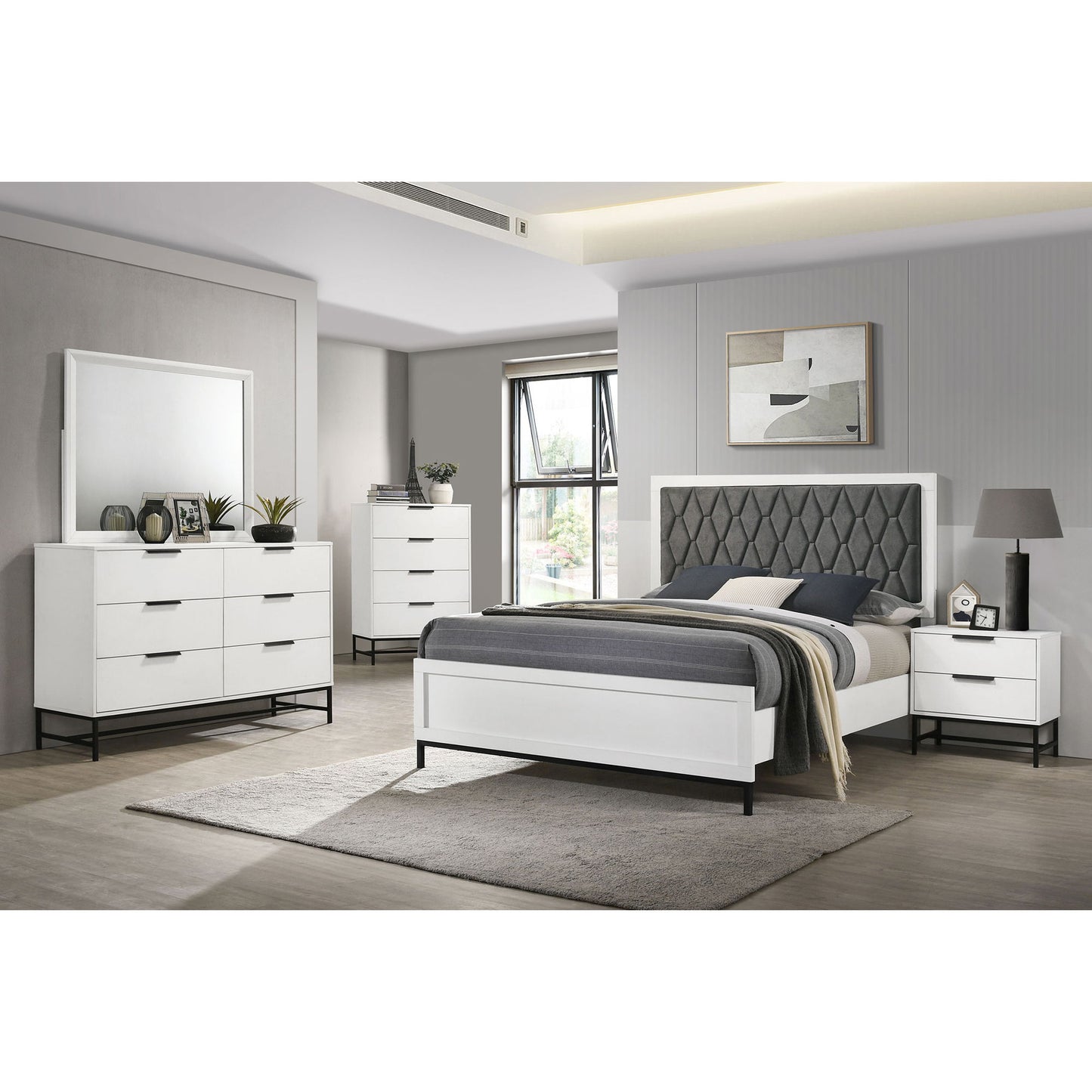 Yountville - 2 Drawer Nightstand - White