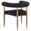 Crofton - Upholstered Dining Arm Chair (Set of 2) - Black