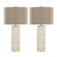 Charlotte - Contemporary Table Lamp (Set of 2) - Taos Brown / Beige