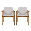 7 Piece Outdoor Patio Dining Set With & 6 Arm Chairs