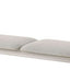 Laveda - Boucle Bench - Light Gray / White