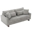 Modern Loveseat Sofa With 4 Pillows