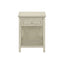 Accent End Table, 2 Tier, Storage Drawer, Transitional Style