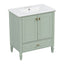 Freestanding Vanity With 1 Drawer & 2 Soft Close Doors With Door Mounted Storage