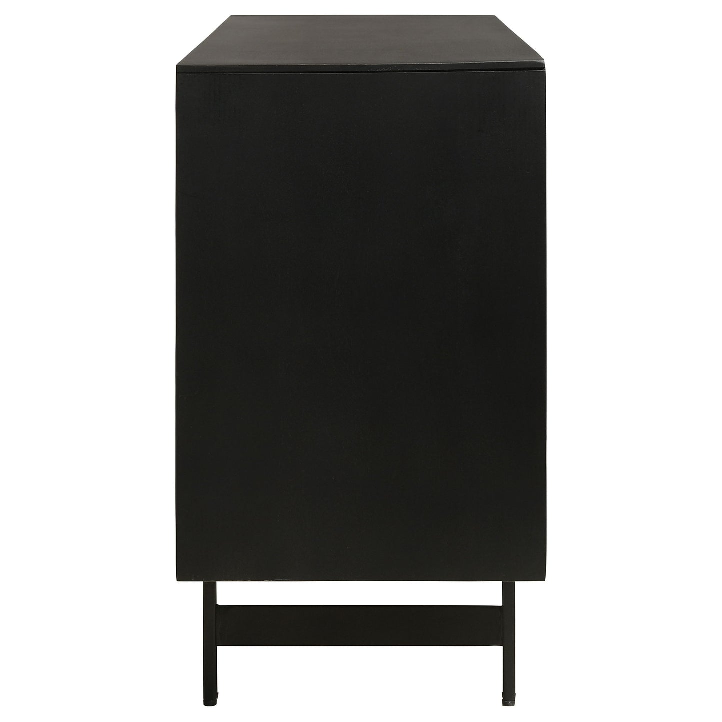 Madrid - 3 Door Accent Cabinet Doors - Natural / Black