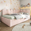 Upholstered Daybed With Metal Slatted Base