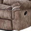 Zubaida - Two Tone Recliner Sofa With USB Port Drop Down Table